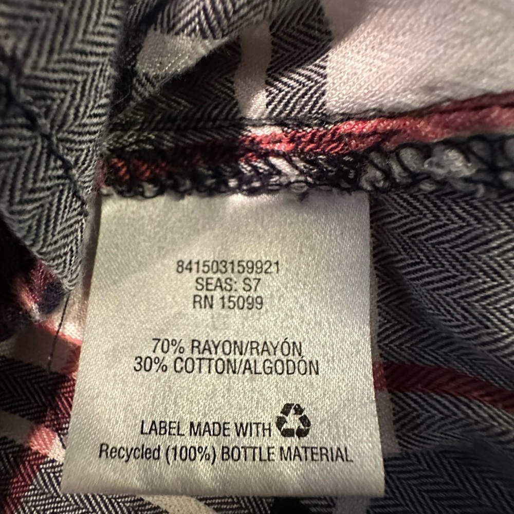 Canyon River Blues Plaid V-Neck Tunic Top - Picture 8 of 9